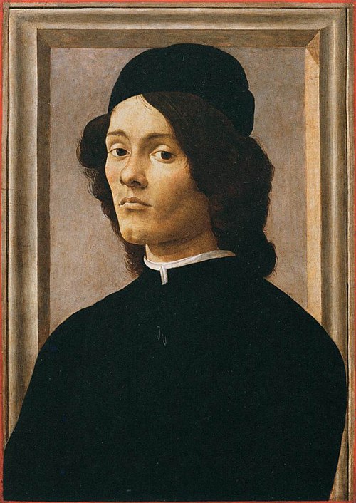Portrait de jeune homme, 1450, Sandro Botticelli