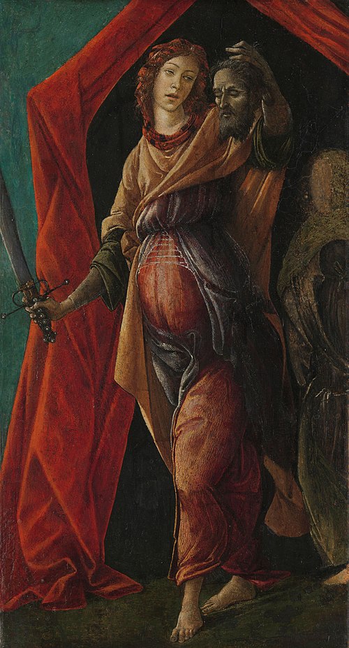 Judith avec la tête d'Holopherne, 1498, Sandro Botticelli