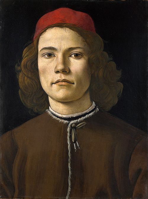 Portrait de jeune homme, 1480, Sandro Botticelli