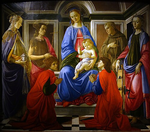 Retable de Saint-Ambroise, 1470, Sandro Botticelli