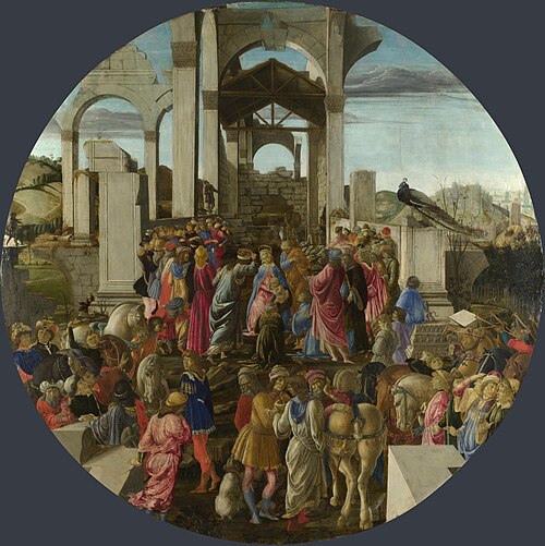 L'Adoration des mages, 1470, Sandro Botticelli
