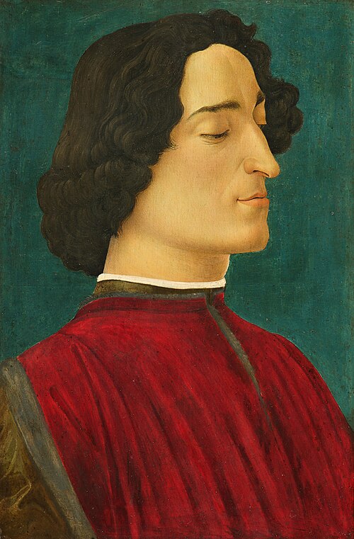 Portrait of Giuliano de' Medici, 1478, Sandro Botticelli