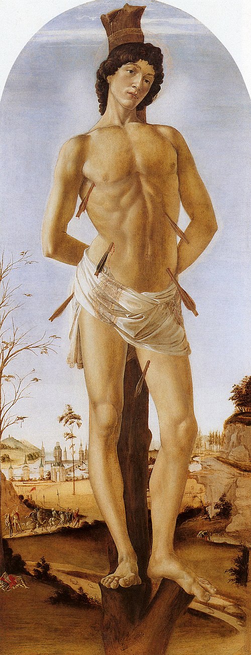 Saint Sebastian, 1474, Sandro Botticelli