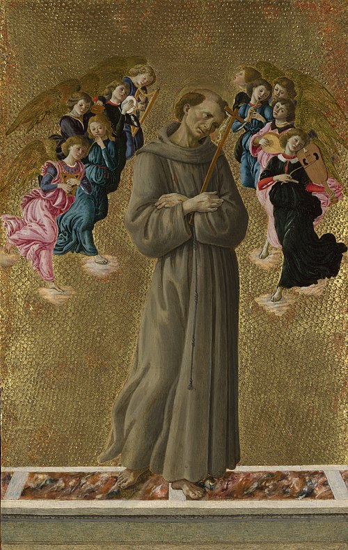 Saint Francis of Assisi with Angels, 1477, Sandro Botticelli