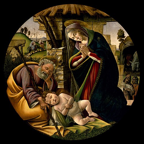The Adoration of the Christ Child, 1500, Sandro Botticelli