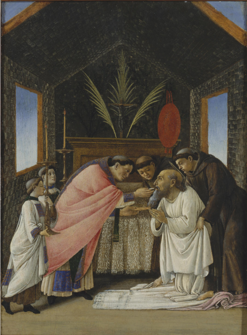 The Last Communion of Saint Jerome, 1495, Sandro Botticelli