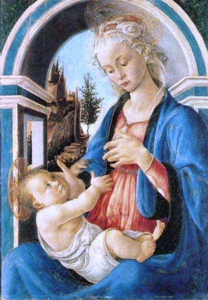 La Vierge à l'Enfant, 1467, Sandro Botticelli