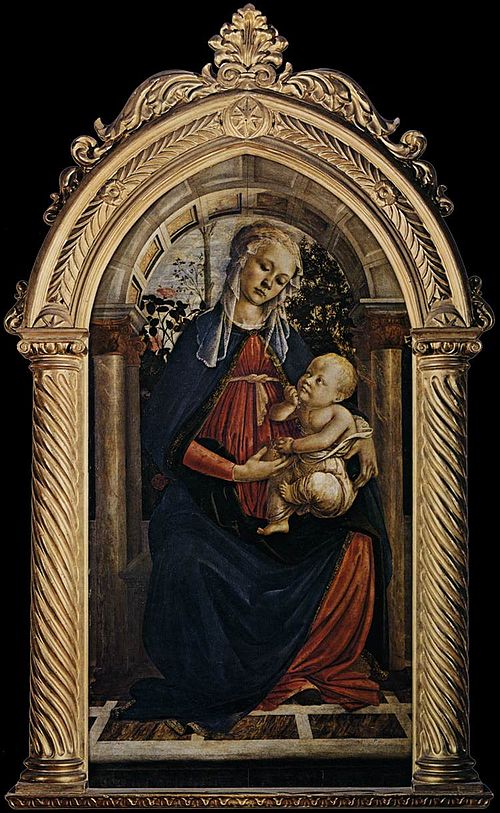 Madonna of the Rose Garden, 1469, Sandro Botticelli