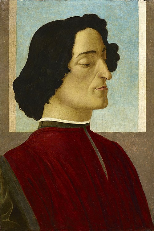 Portrait de Julien de Médicis, 1479, Sandro Botticelli