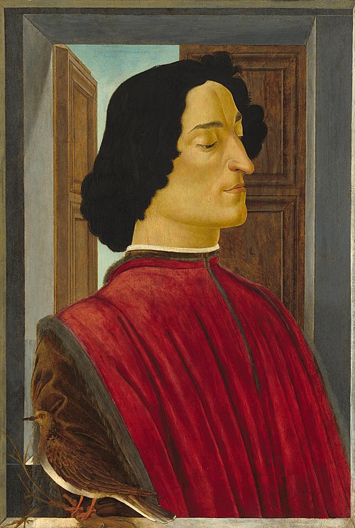 Portrait of Giuliano de' Medici, 1479, Sandro Botticelli