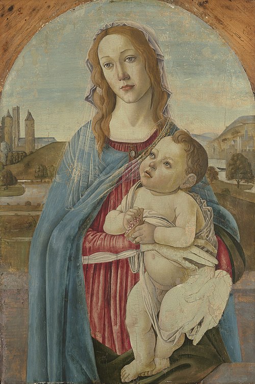 Virgin and Child, 1485, Sandro Botticelli