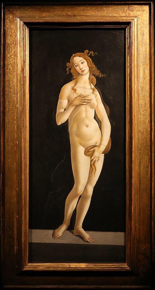 Vénus pudique, 1490, Sandro Botticelli