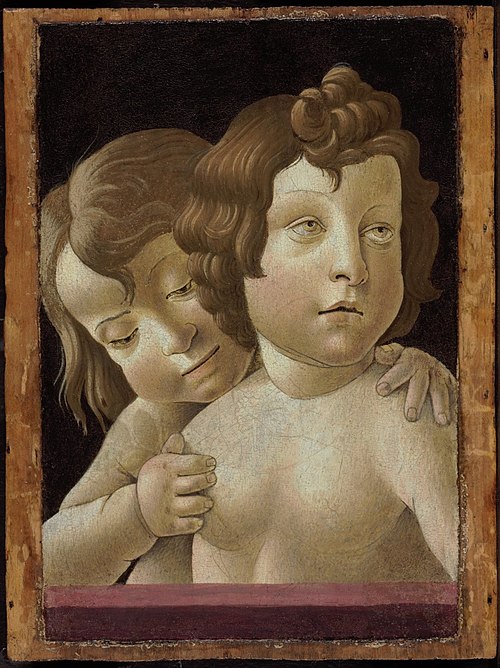 The Christ Child and the Infant John the Baptist, 1490, Sandro Botticelli