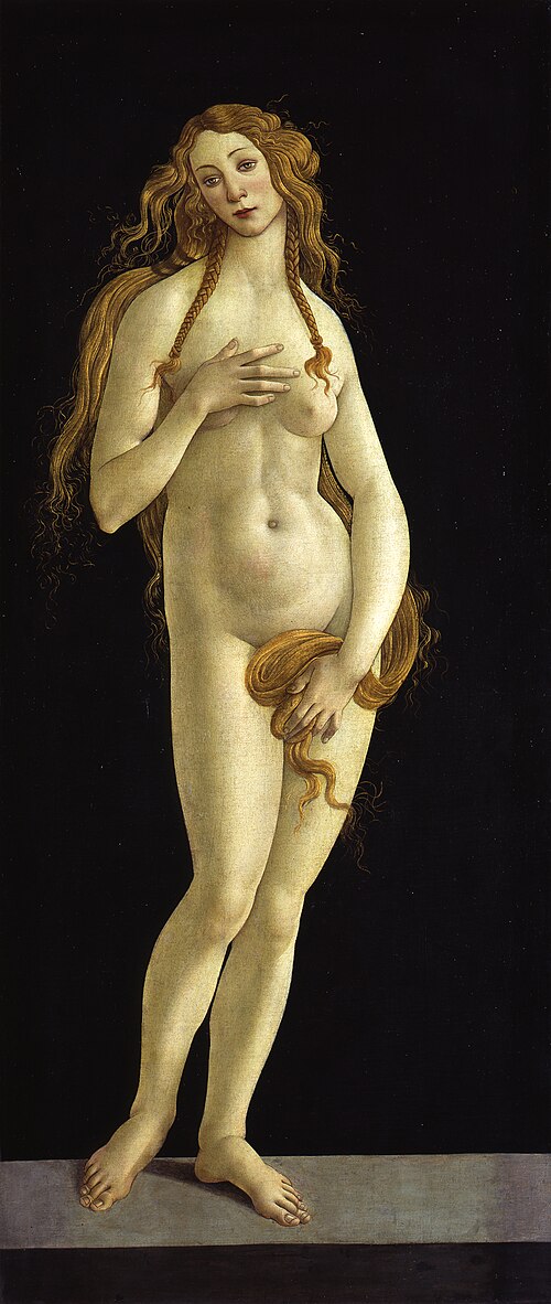 Venus, 1490, Sandro Botticelli