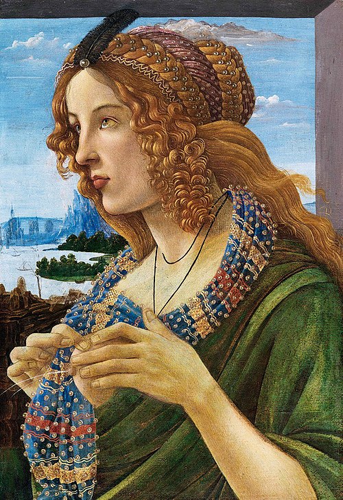 Simonetta Vespucci as Maria Lactans, 1500, Sandro Botticelli