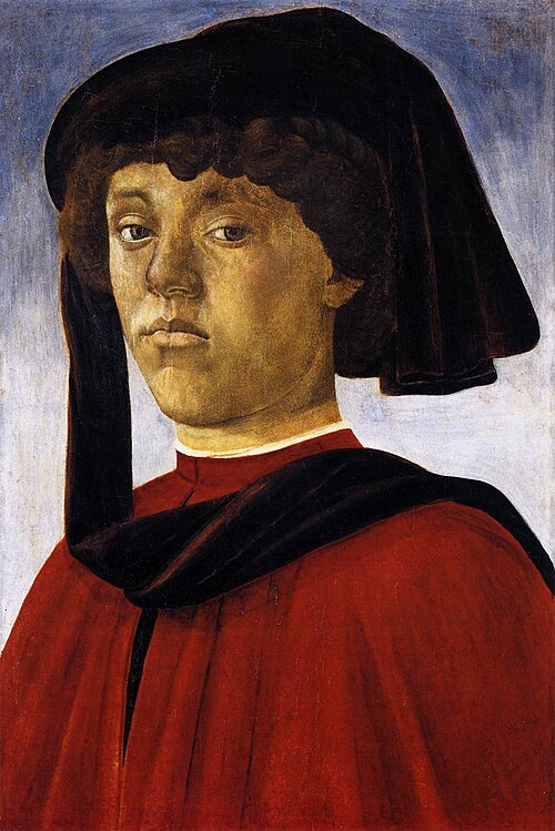 Portrait de jeune homme, 1470, Sandro Botticelli