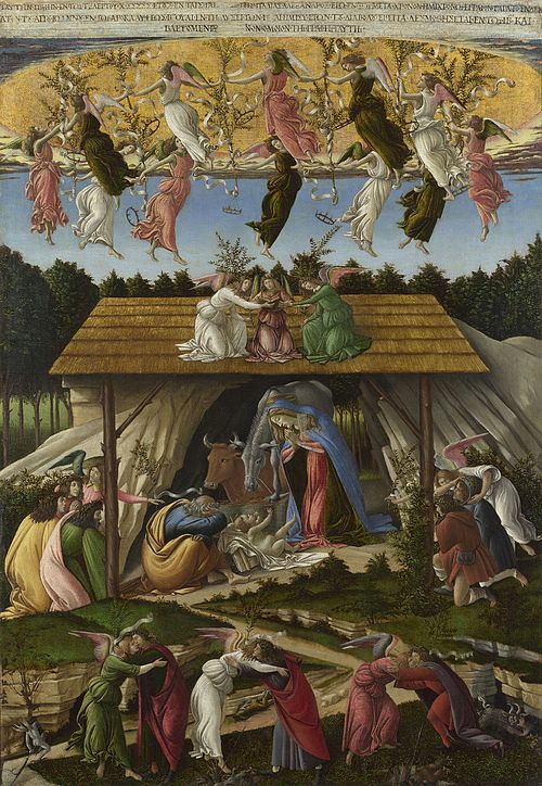 The Mystical Nativity, 1500, Sandro Botticelli
