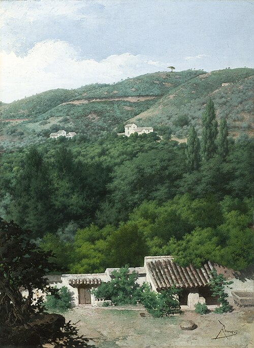 Huerta de Morales en la sierra, 1862, Rafael Romero Barros