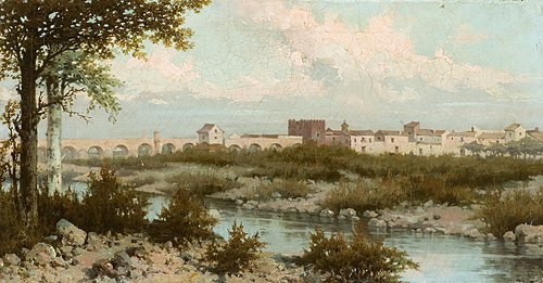 Puente sobre el Guadalquivir, 1872, Rafael Romero Barros