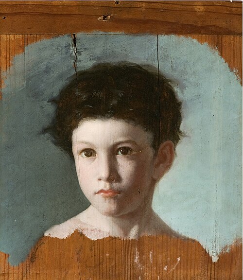 Carlos Romero de Torres niño, 1875, Rafael Romero Barros
