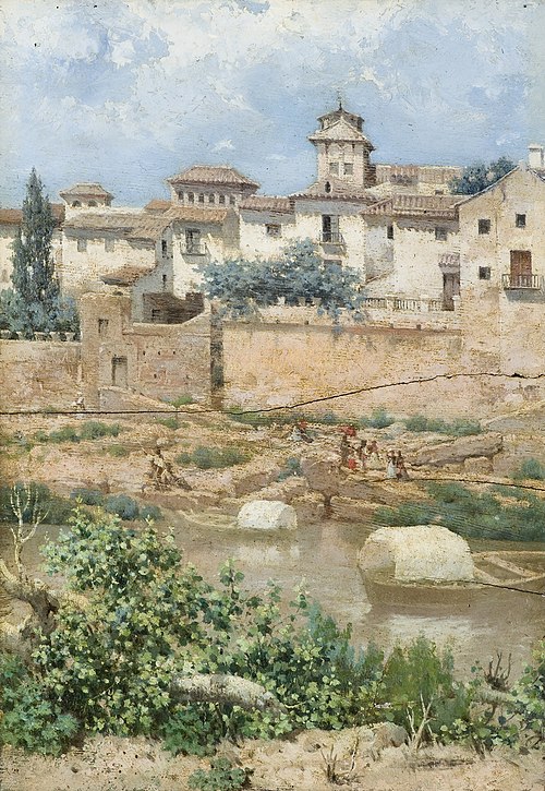 Orillas del Guadalquivir, 1885, Rafael Romero Barros