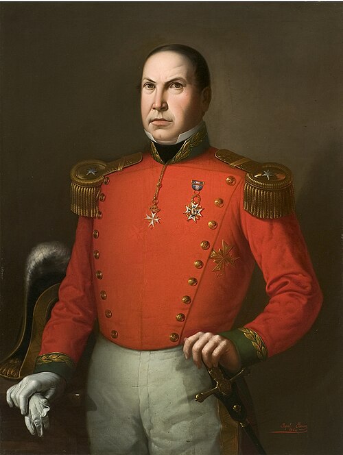 Caballero con uniforme de maestrante, 1864, Rafael Romero Barros