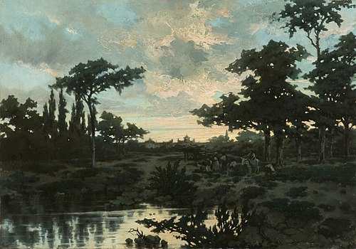 Crepúsculo (CE2478P), 1890, Rafael Romero Barros