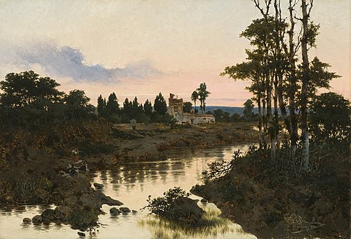 Crepúsculo (CE2595P), 1890, Rafael Romero Barros