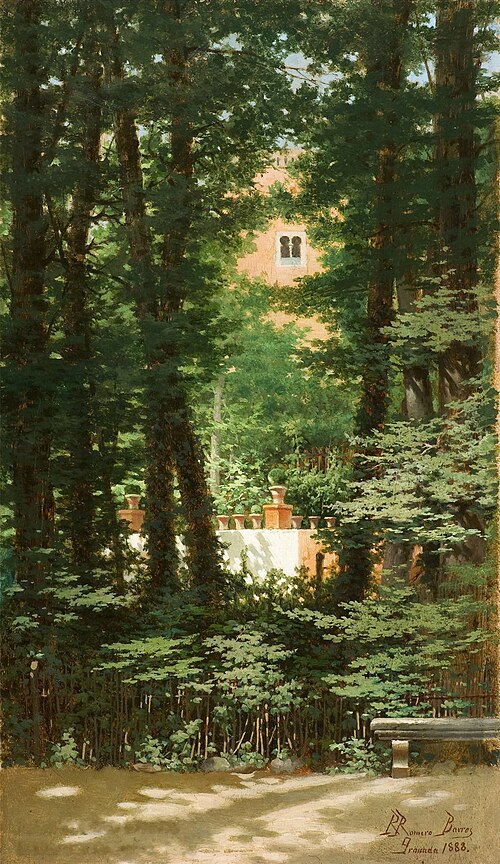 Subida a La Alhambra, 1888, Rafael Romero Barros