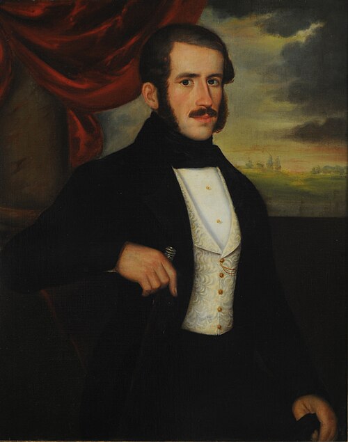 Retrato de Antonio Rodríguez Ro (Retrato de Antonio Rodriguez Roo), 1856, Amadeo Gras