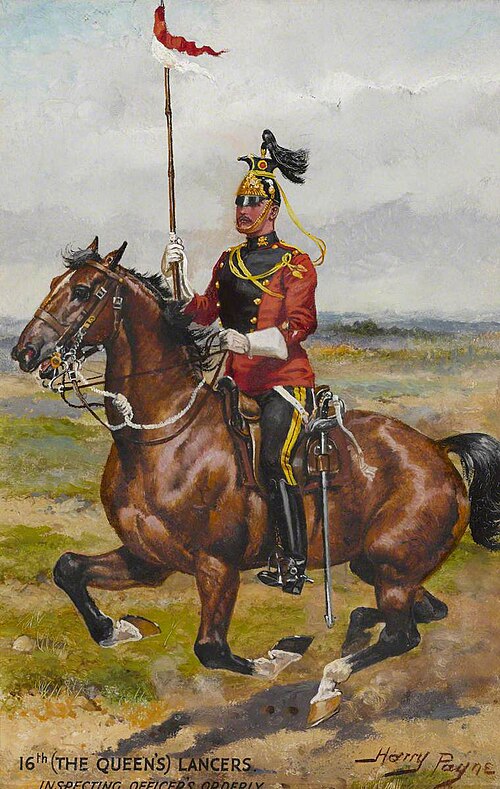 16th (The Queen’s Lancers), Inspecting Officer’s Orderly, 1905, Harry Payne
