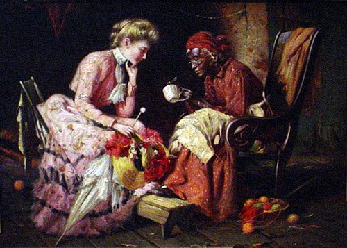 Reading Tea Leaves, 1906, Harry Herman Roseland