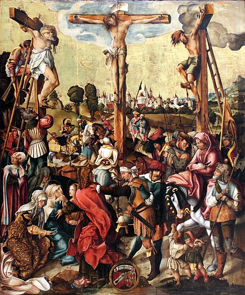 Crucifixion of Jesus, 1520, Jörg Breu the Elder