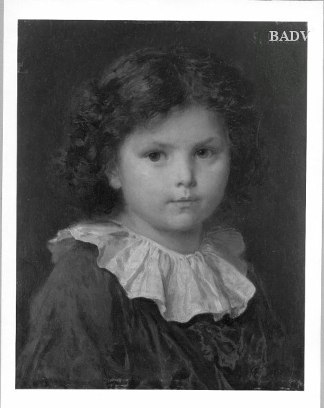 portrait of a girl (head), 1877, Ludwig Knaus