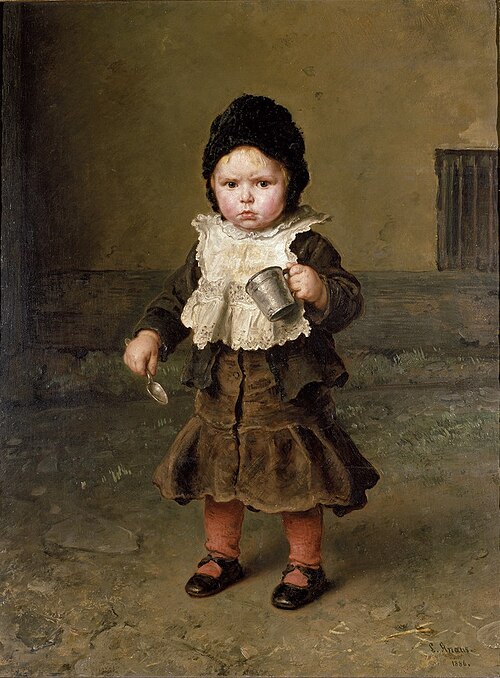 Очищенная чашка, 1886, Ludwig Knaus