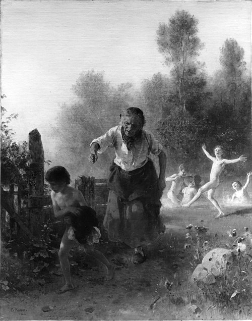 The Truant, 1861, Ludwig Knaus