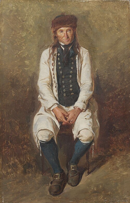 Peasant in Hessian costume, 1852, Ludwig Knaus