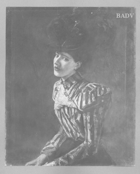 Portrait of a lady, 1869, Albert von Keller