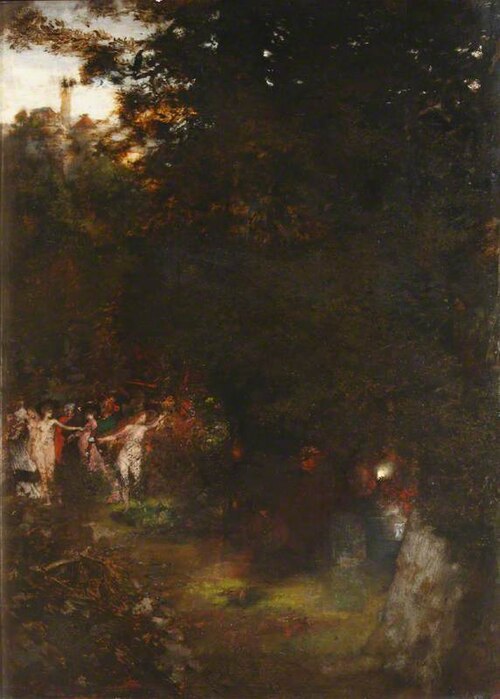 The Midnight Dance, 1876, Albert von Keller