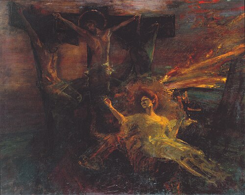 Crucifixion Vision II, 1903, Albert von Keller