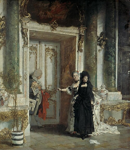 Zur Audienz, 1872, Albert von Keller