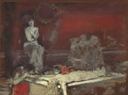 Mystische Krankenheilung, 1887, Albert von Keller