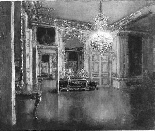 Saal im Schloss zu Versailles, 1880, Albert von Keller