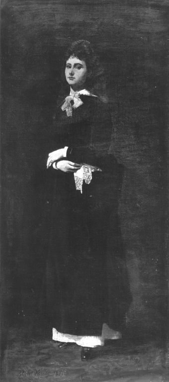 Bildnis der Frau Catore, 1871, Albert von Keller