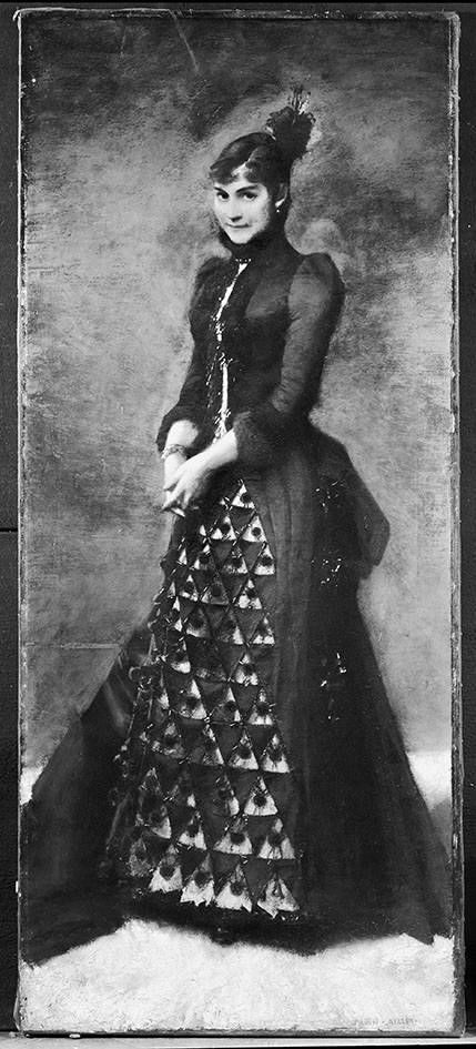 Irene von Keller, die Frau des Künstlers, 1896, Albert von Keller