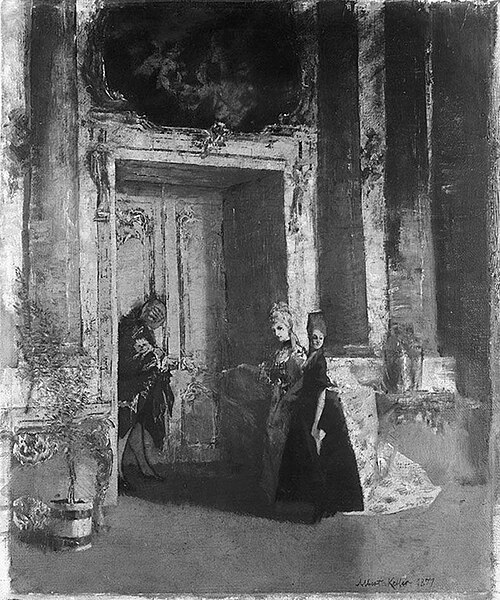 Zur Audienz, 1871, Albert von Keller
