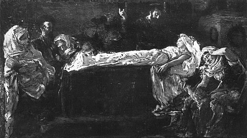 Auferweckung der Tochter des Jairus, 1877, Albert von Keller