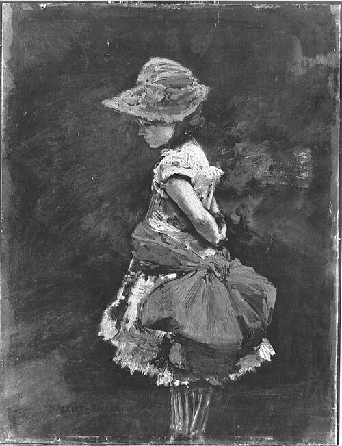 The Little Parisienne, 1882, Albert von Keller