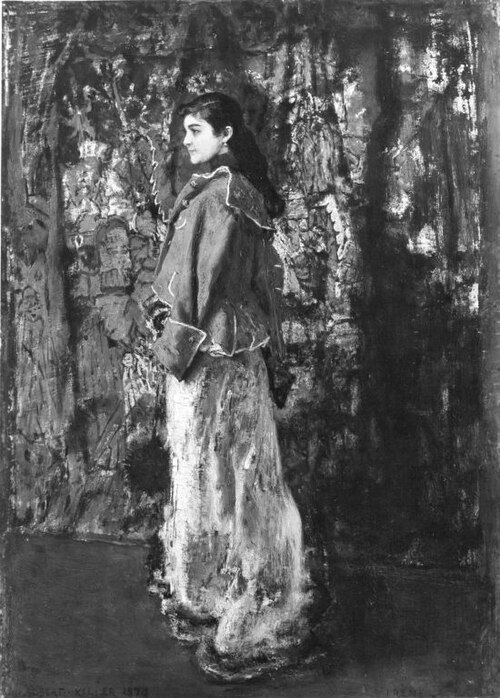 Irene von Keller, die Frau des Künstlers, 1879, Albert von Keller