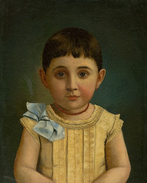 Podobizeň dieťaťa, 1906, Albert von Keller